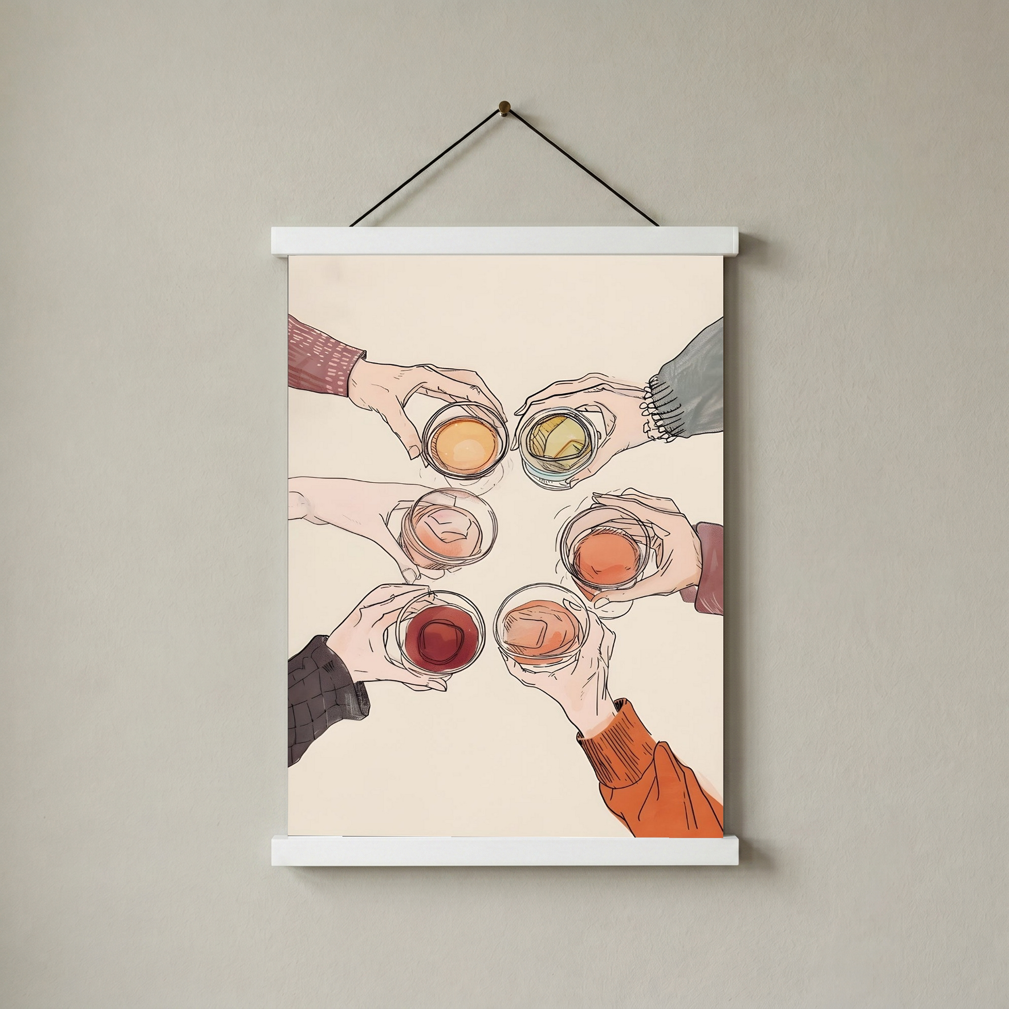 Salude Wall Art Print — Spanish Cheers Toast Quote Poster