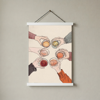 Salude Wall Art Print — Spanish Cheers Toast Quote Poster