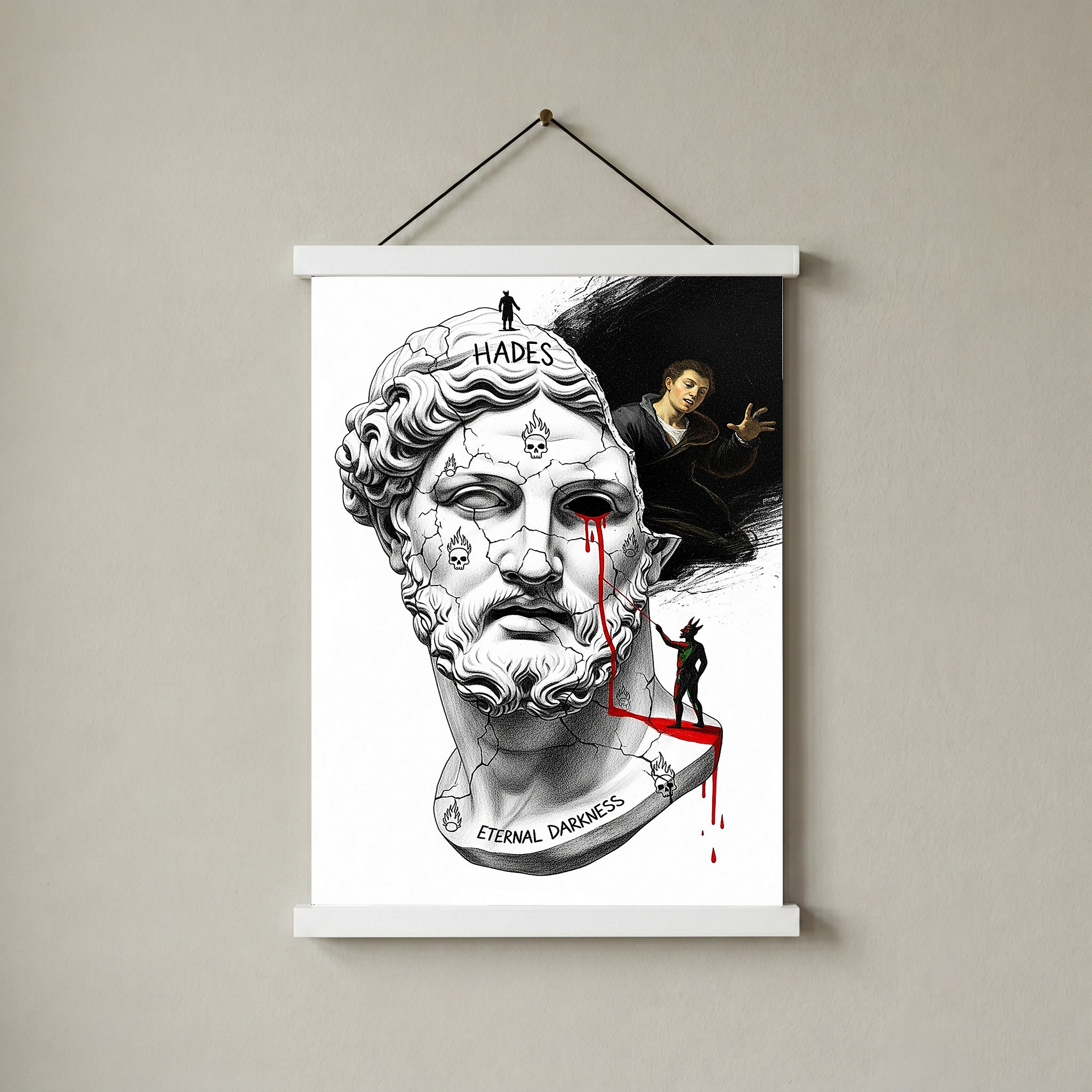 Eternal Darkness — Hades Mythology Wall Art Print