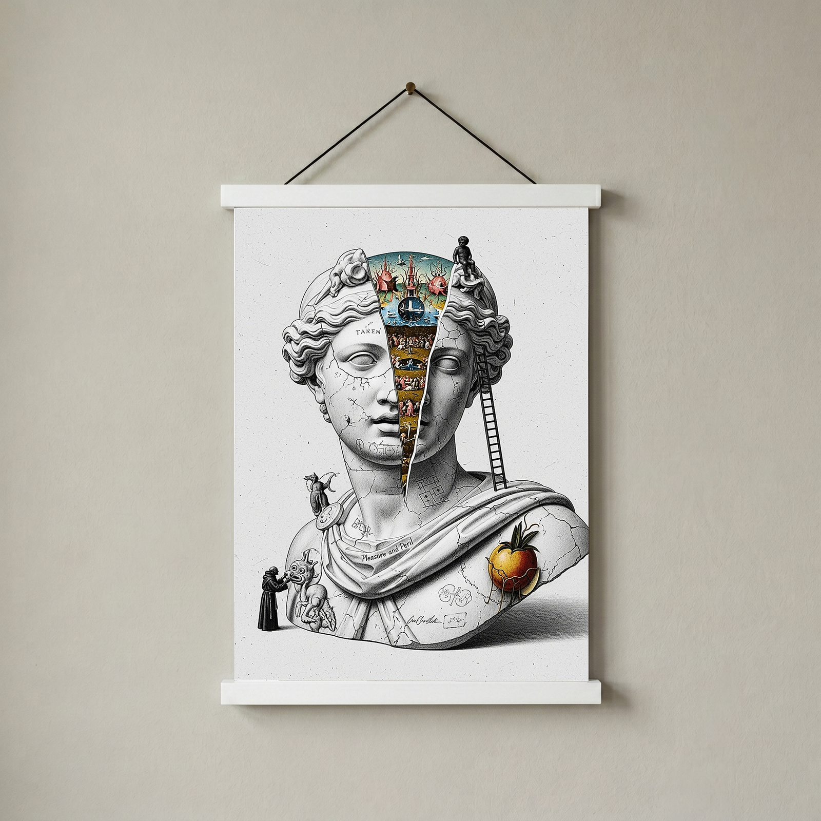 Pleasure and Peril — Bosch Inspired Wall Art Print