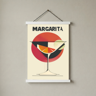 The Margarita Wall Art Print — Classic Tequila Cocktail Poster