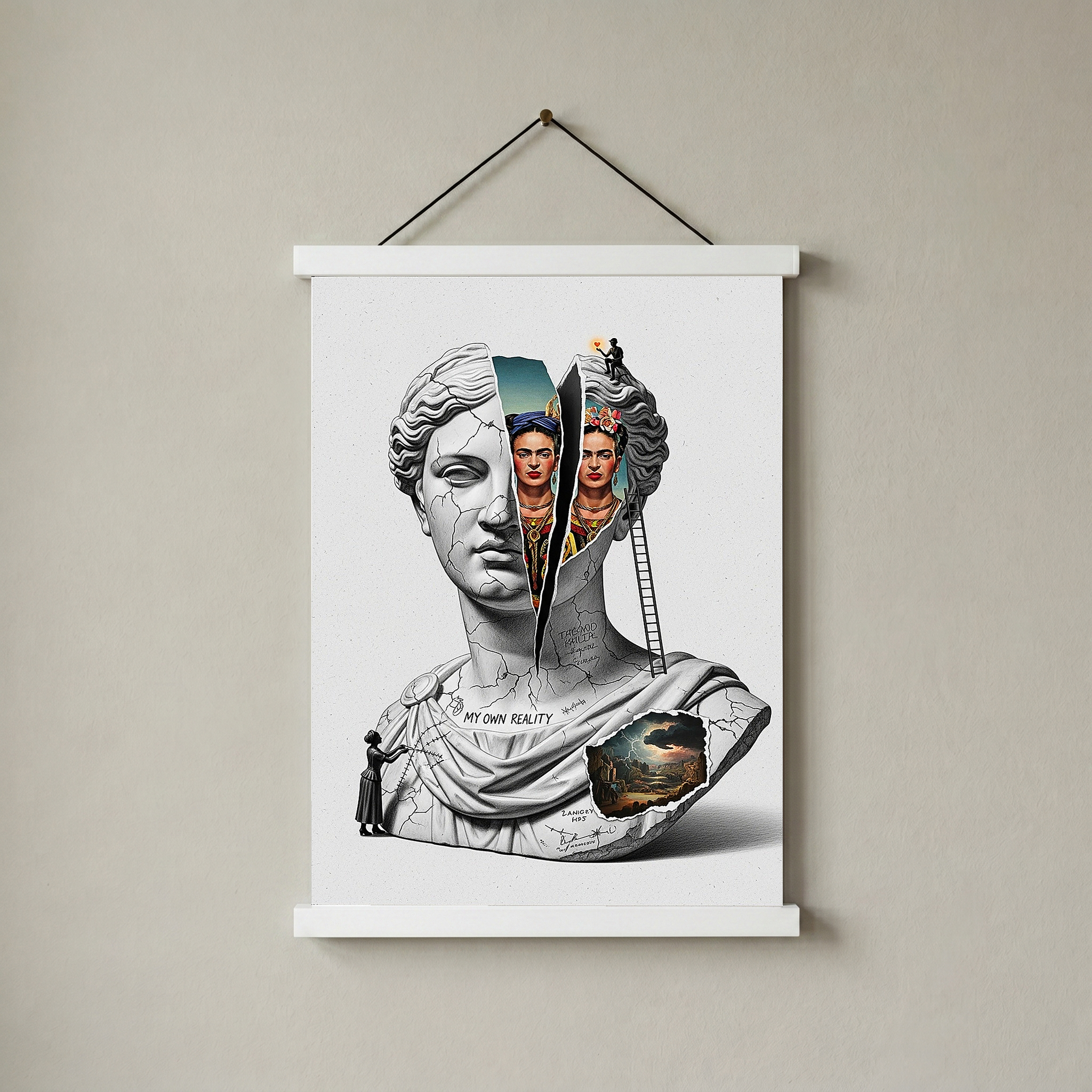 My Own Reality — Frida Kahlo Inspired Wall Art Print