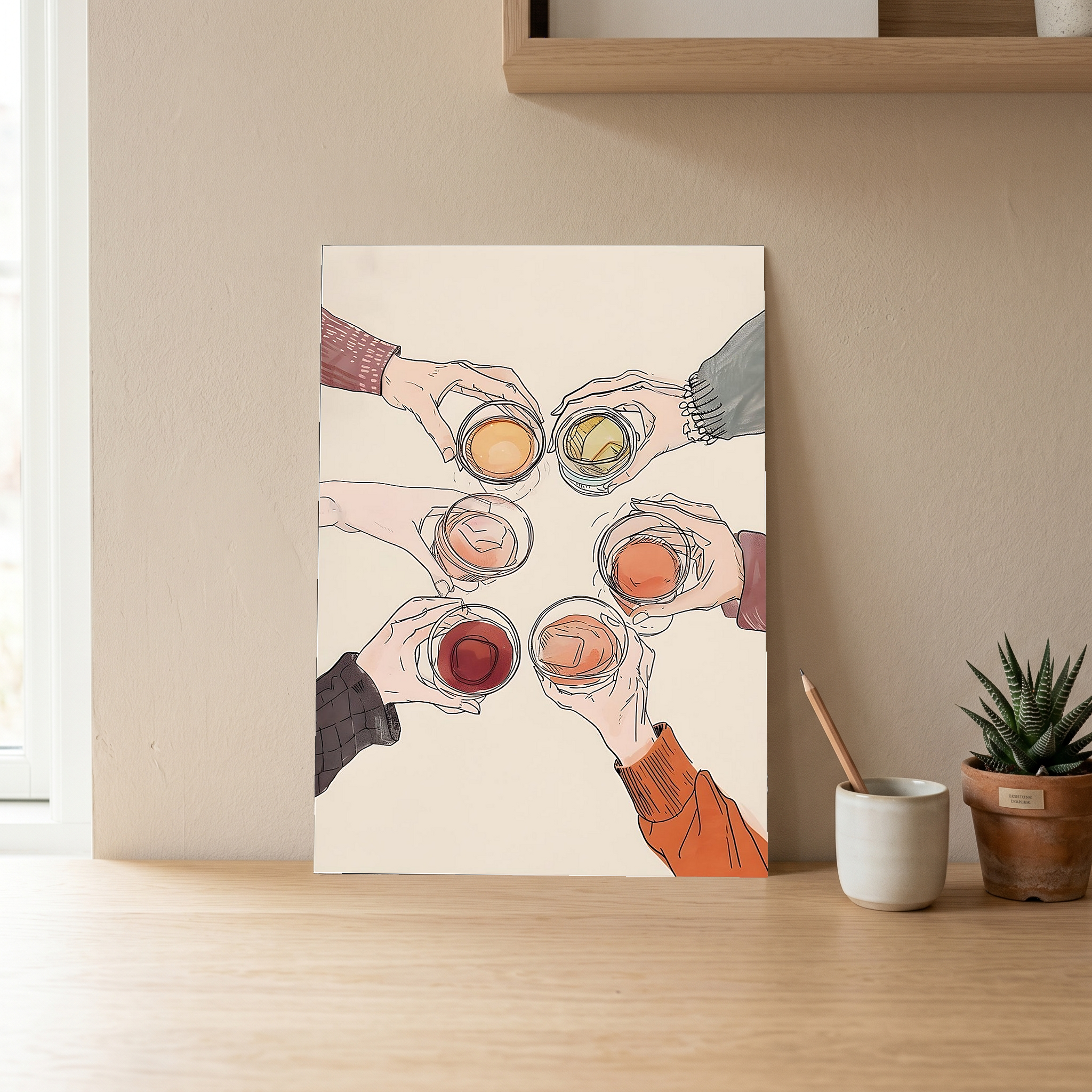 Salude Wall Art Print — Spanish Cheers Toast Quote Poster