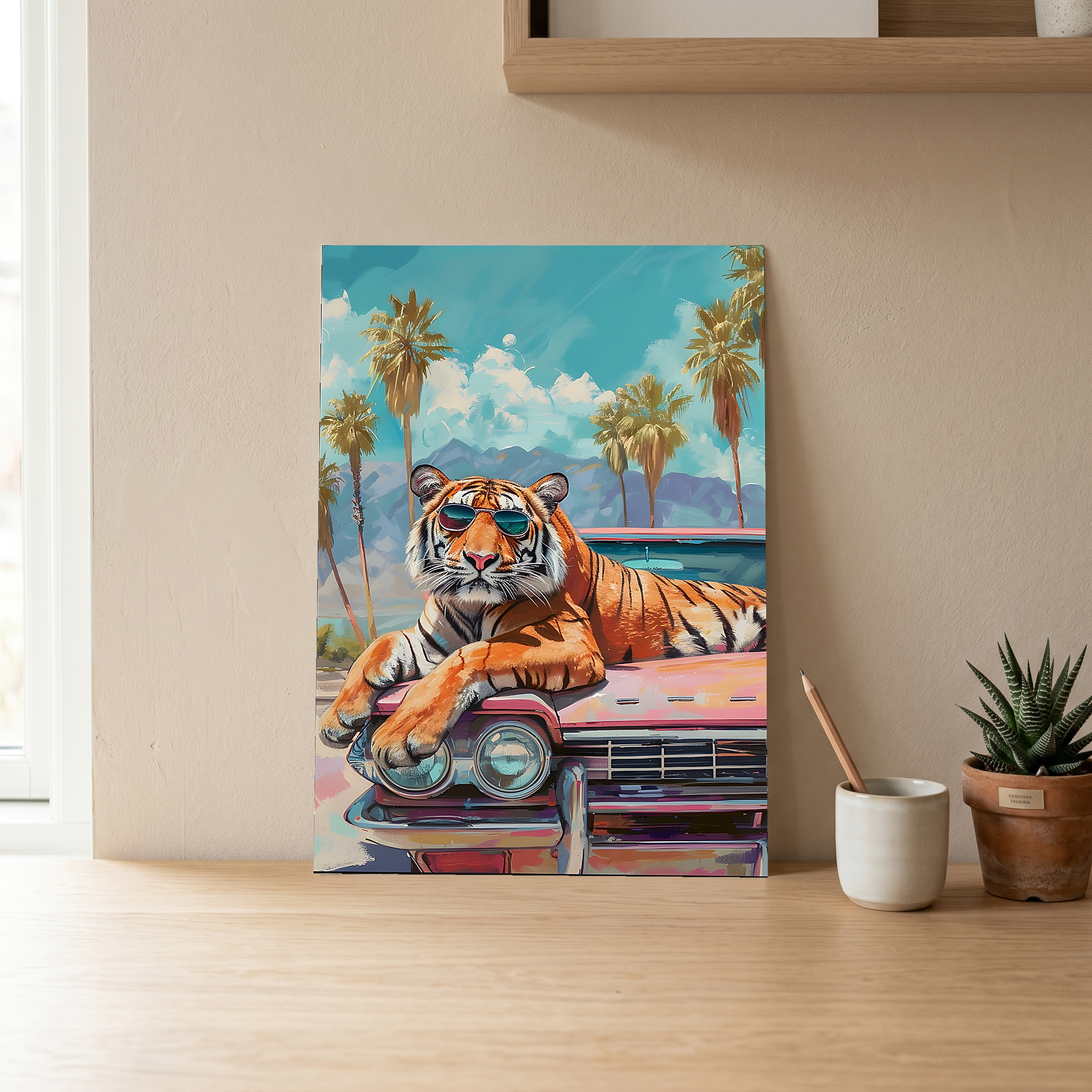 Tropical Swagger Wall Art Print — Bold Tropical Aesthetic Poster