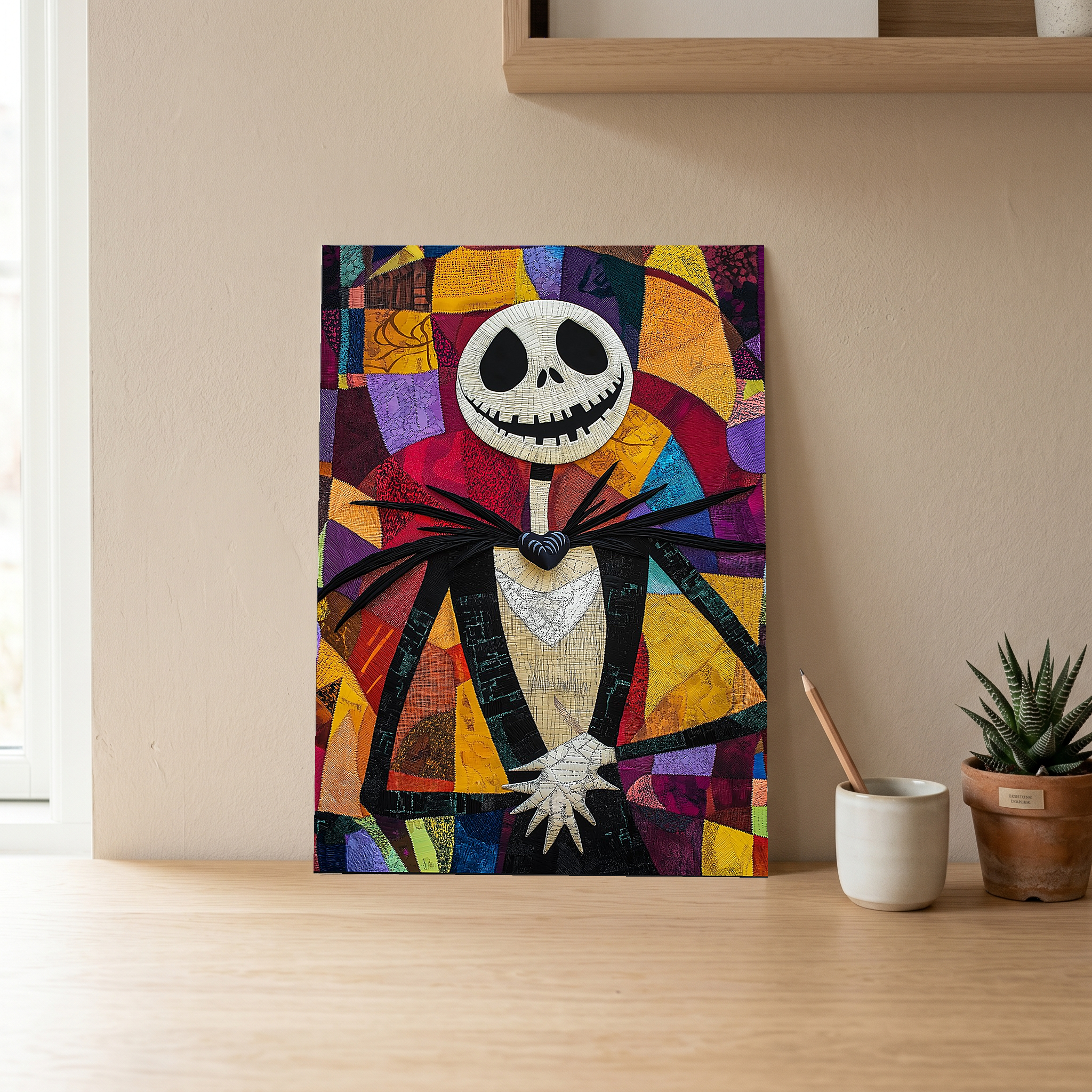 Jack Skellington Wall Art Print — Nightmare Before Christmas Tribute Poster