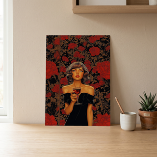 Cocktail Party Wall Art Print — Mid-Century Hosting Poster
