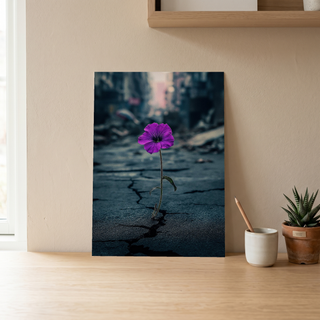 Silent Resistance Wall Art Print — Hope From Ruins Poster