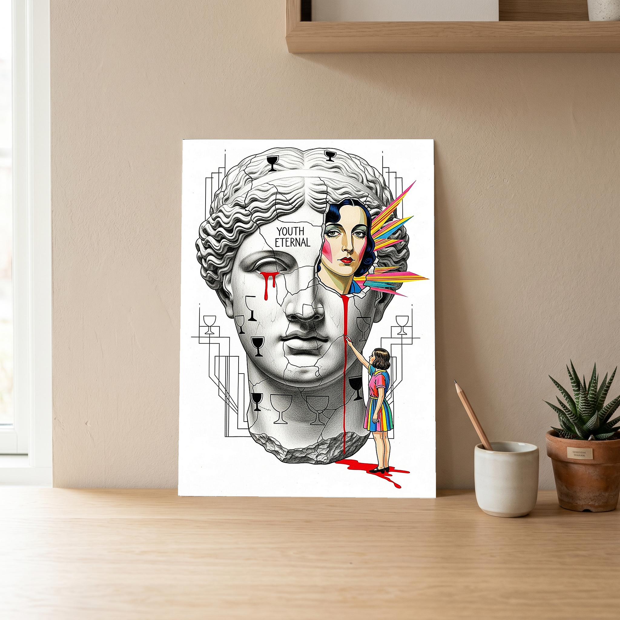 Youth Eternal Venus — Surreal Wall Art Print