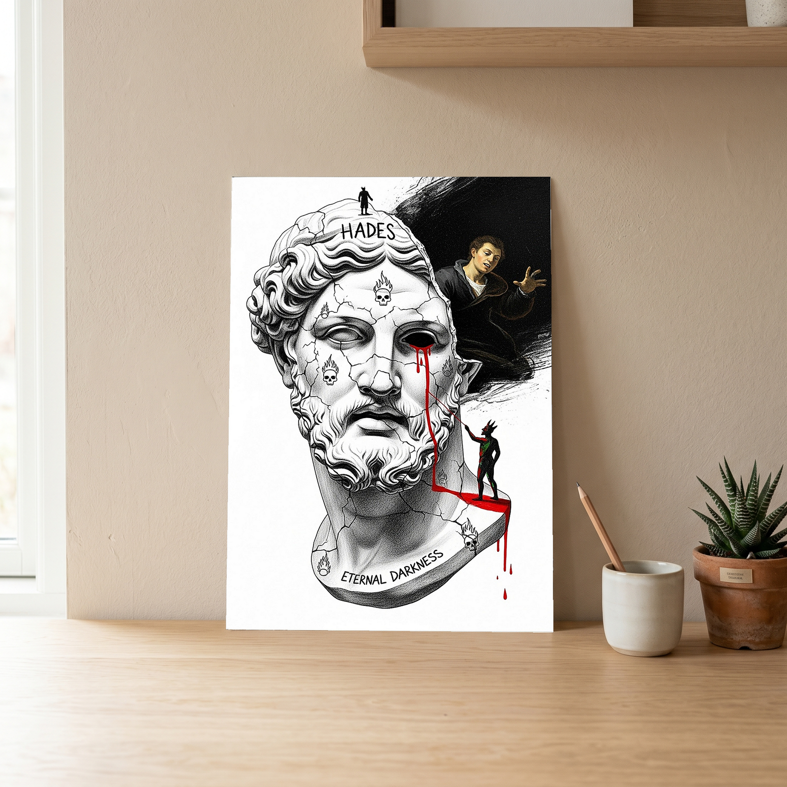 Eternal Darkness — Hades Mythology Wall Art Print