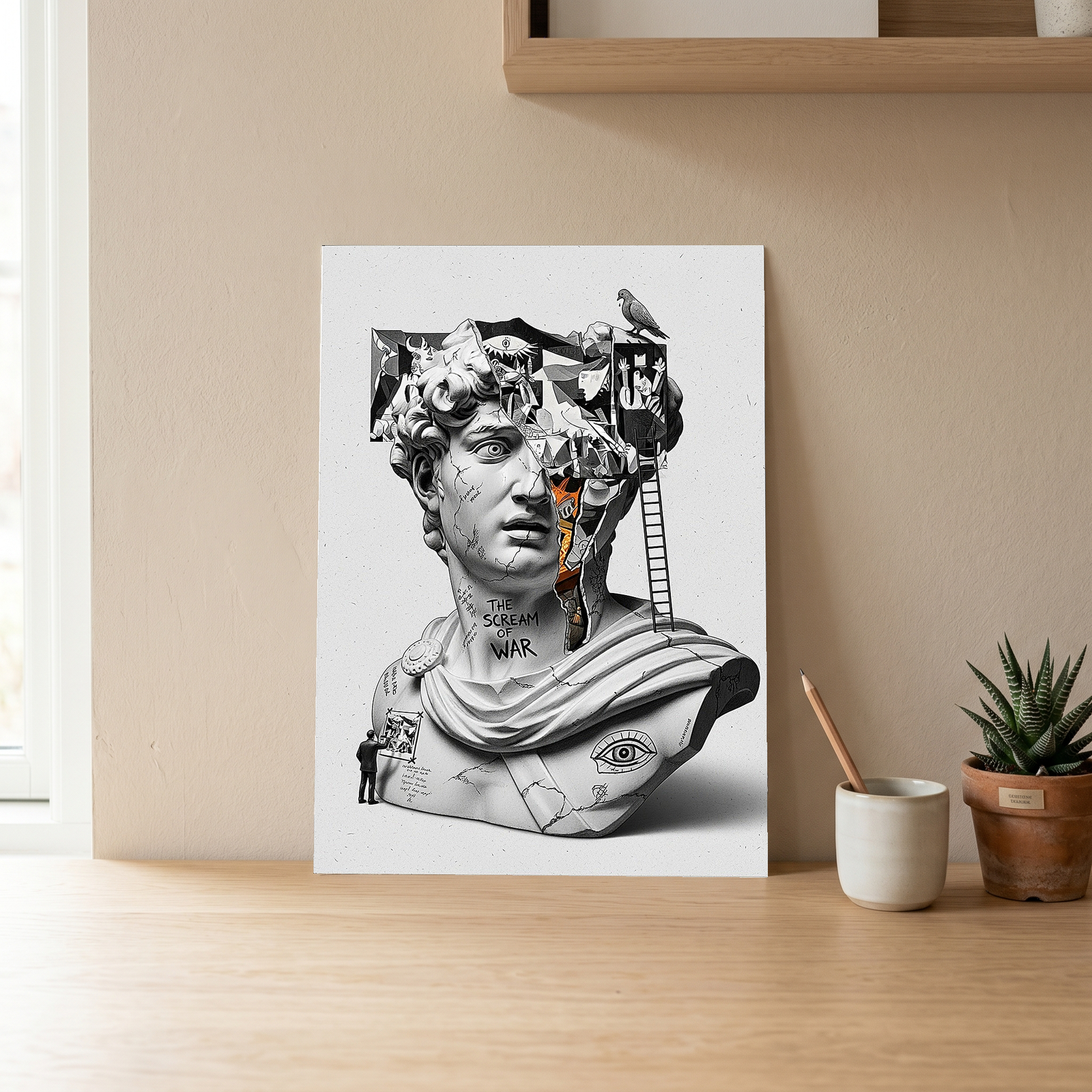 The Scream of War — Picasso's Guernica Wall Art Print