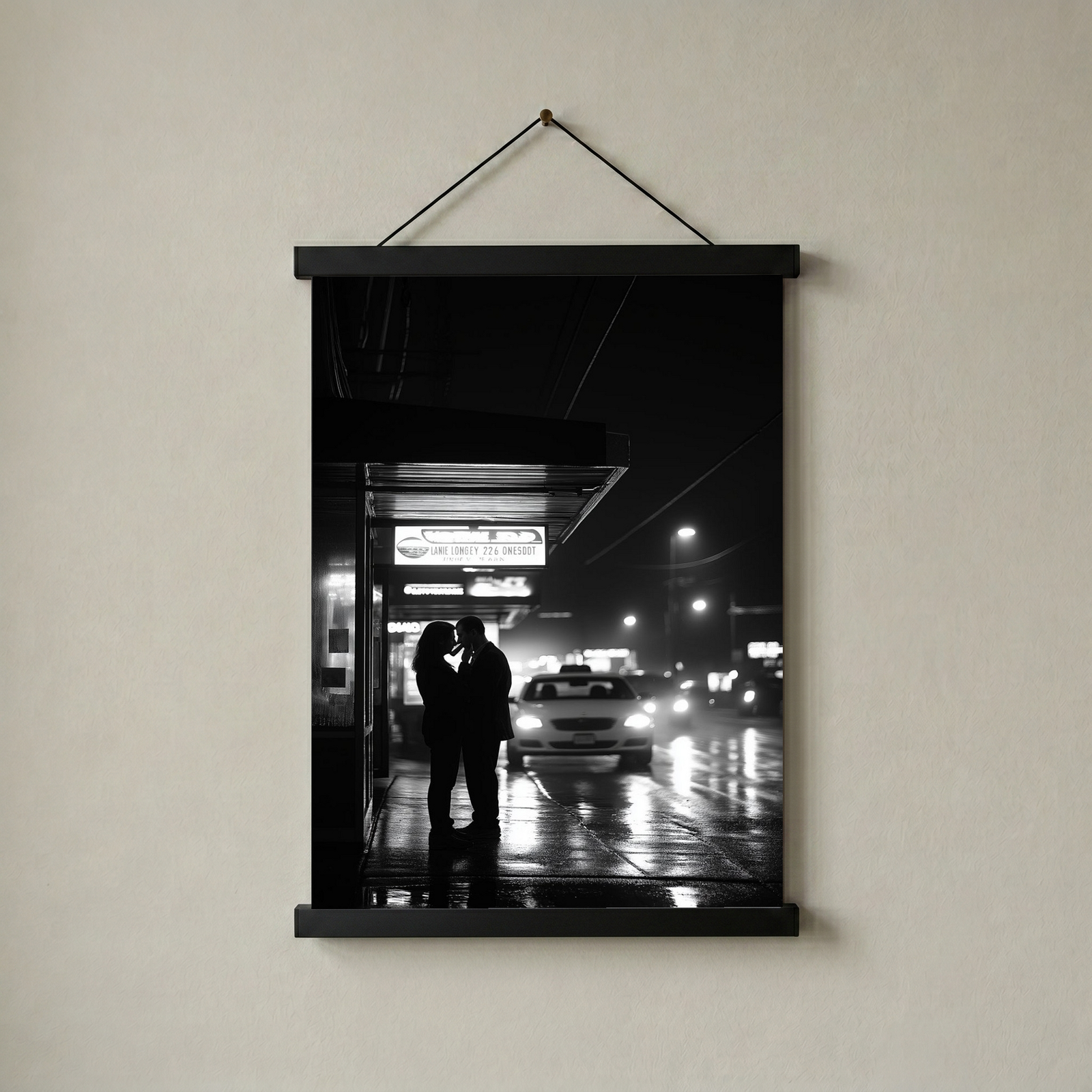 Window of Love Wall Art Print — Romantic View Poster