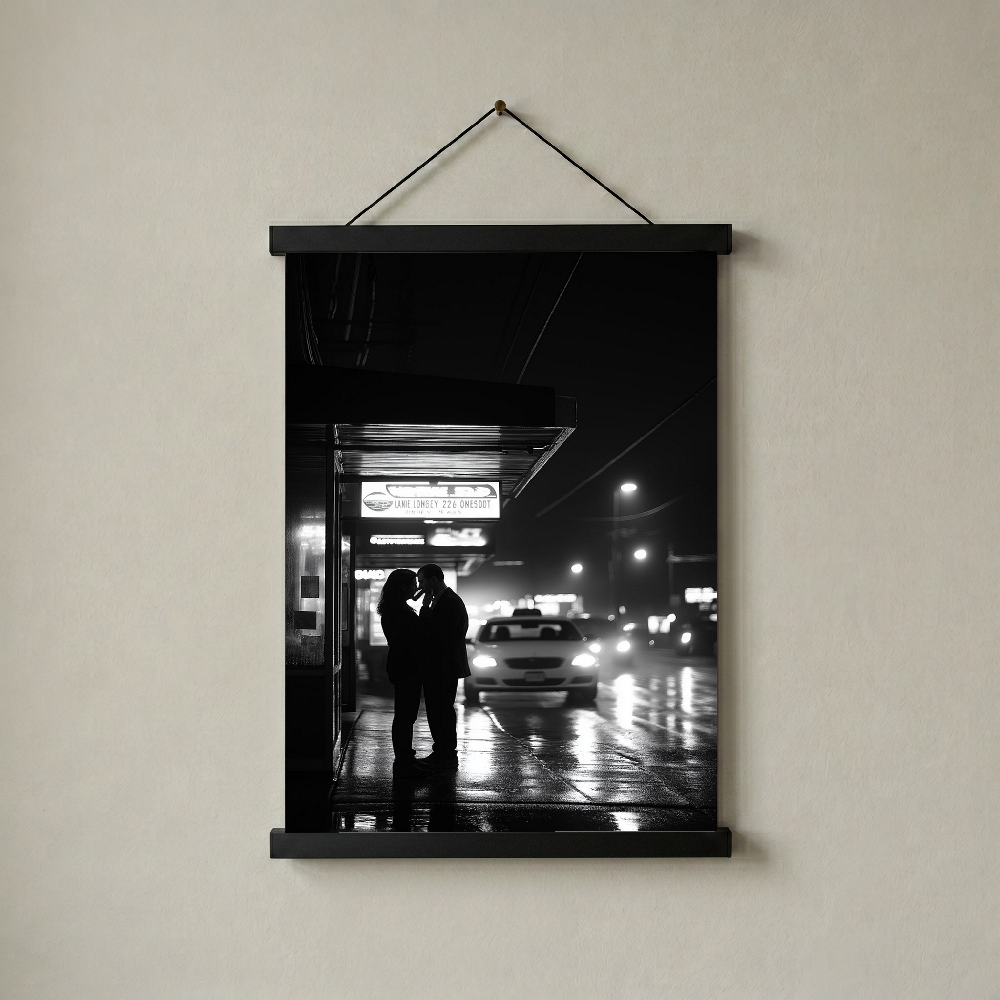 Window of Love Wall Art Print — Romantic View Poster
