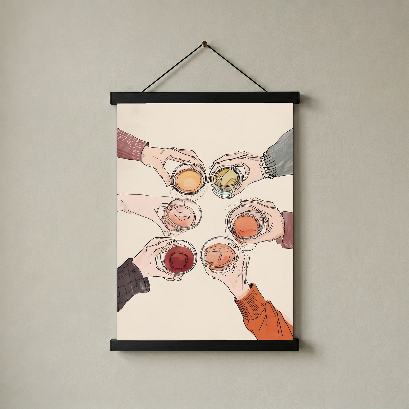 Salude Wall Art Print — Spanish Cheers Toast Quote Poster