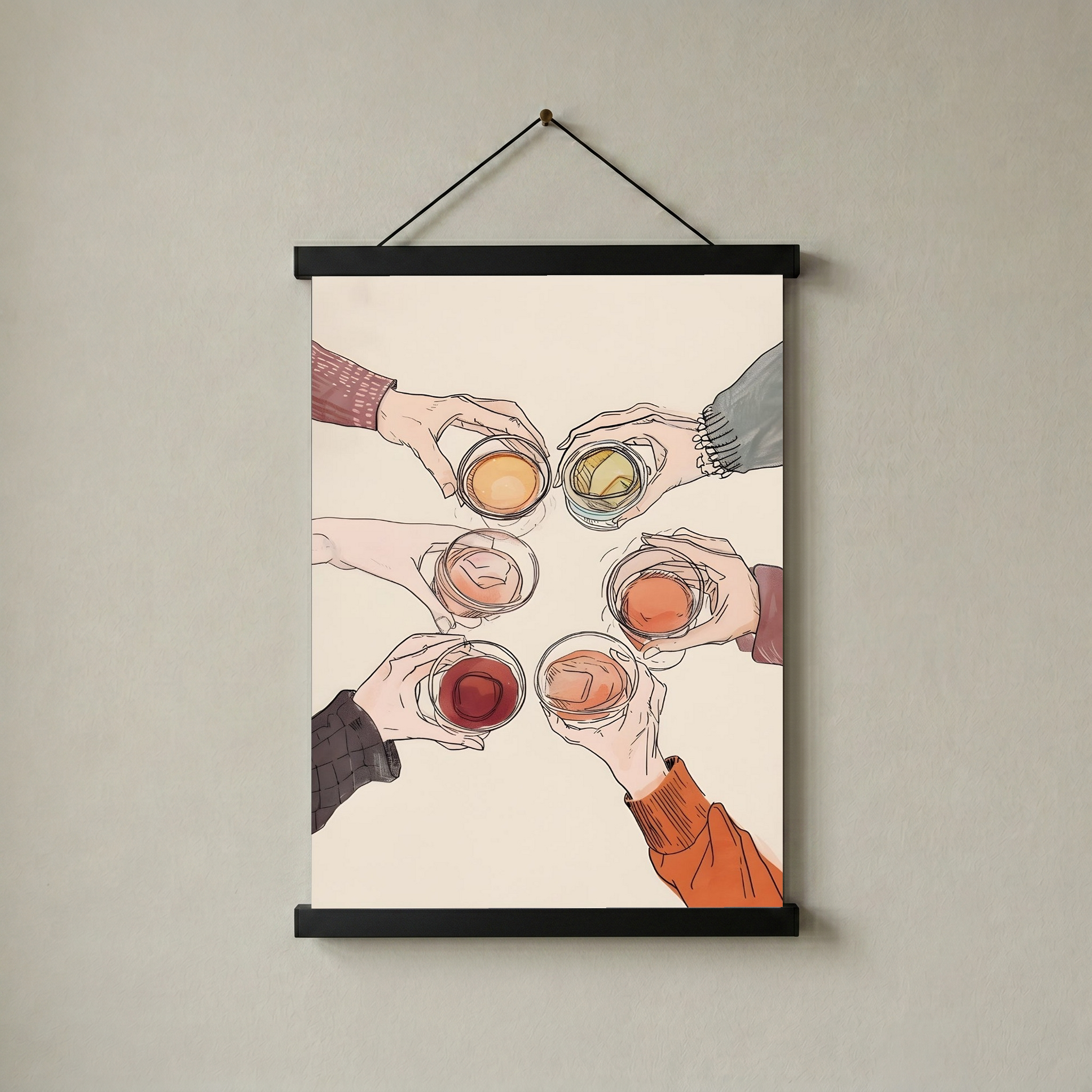 Salude Wall Art Print — Spanish Cheers Toast Quote Poster