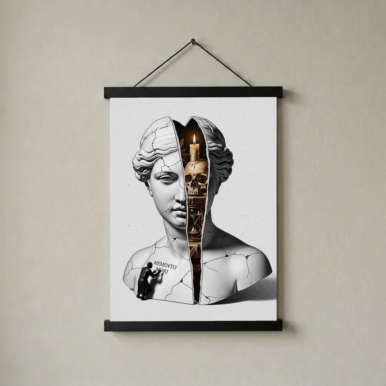 Memento Mori — Surreal Venus Vanitas Wall Art Print