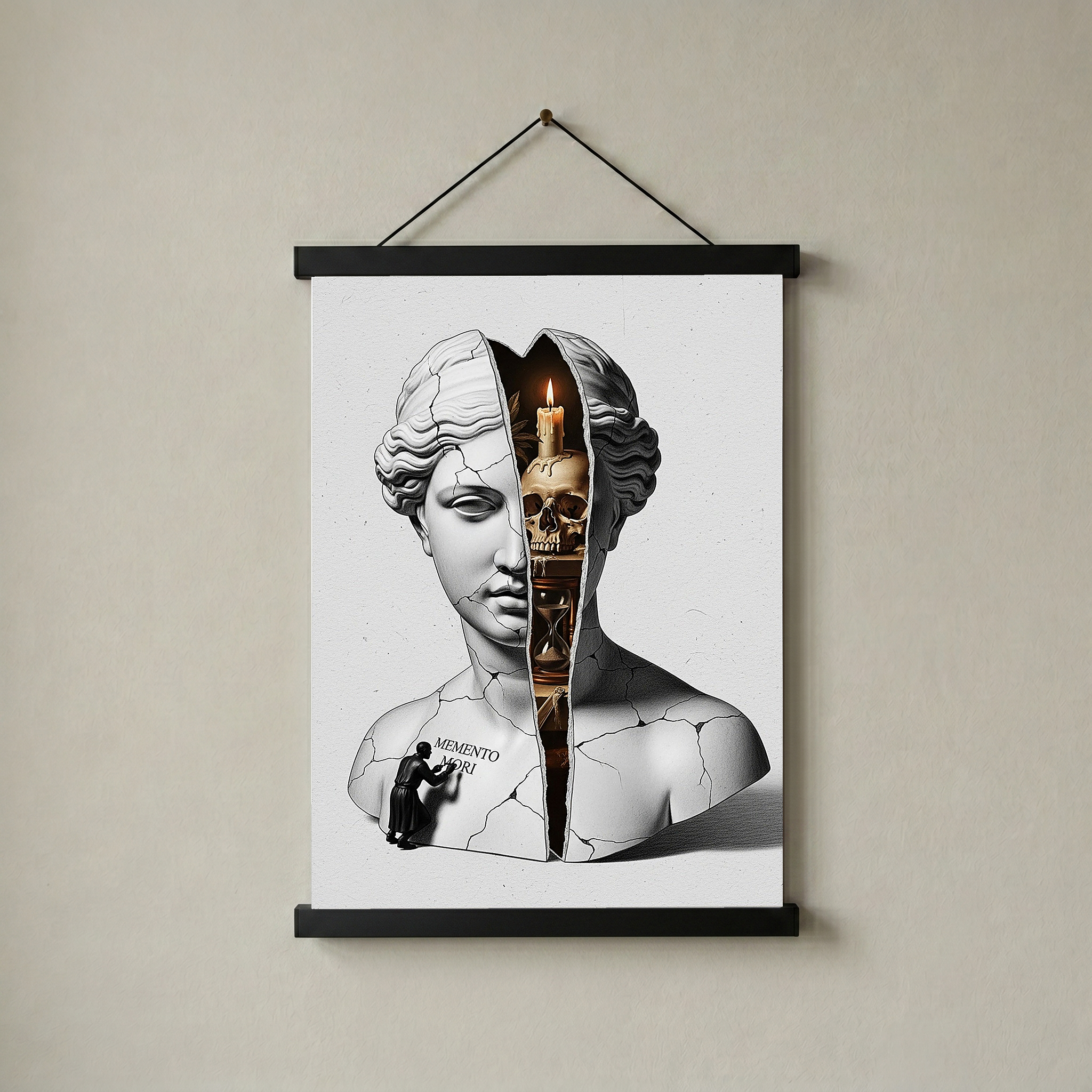 Memento Mori — Surreal Venus Vanitas Wall Art Print