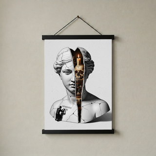 Memento Mori — Surreal Venus Vanitas Wall Art Print