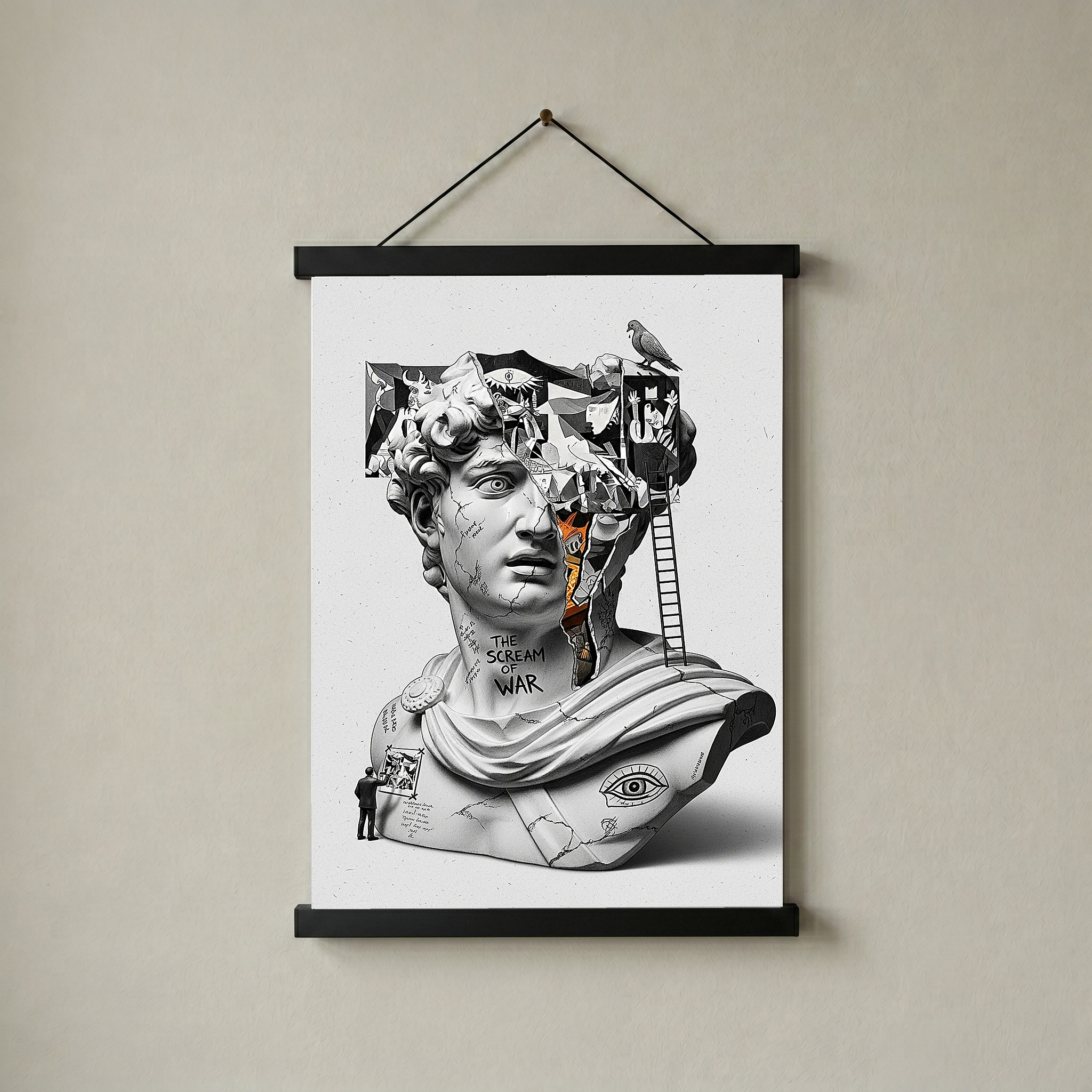 The Scream of War — Picasso's Guernica Wall Art Print
