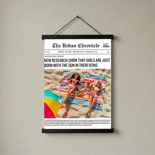 Summer Glow Wall Art Print — Golden Hour Aesthetic Poster