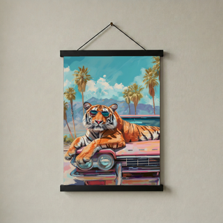 Tropical Swagger Wall Art Print — Bold Tropical Aesthetic Poster