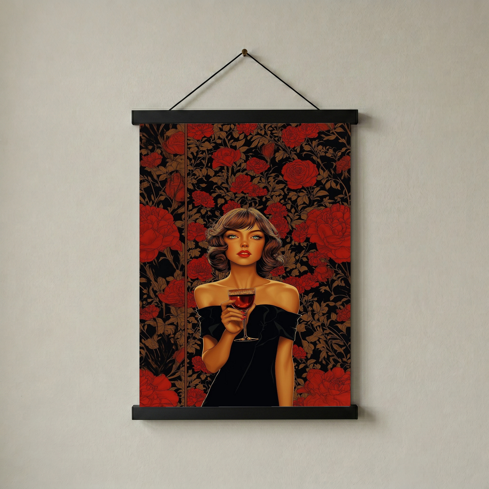 Cocktail Party Wall Art Print — Mid-Century Hosting Poster