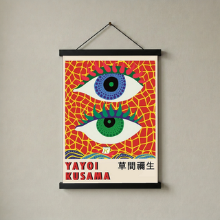 Yayoi Kusama Eye Art Print — Pop Art Contemporary Poster