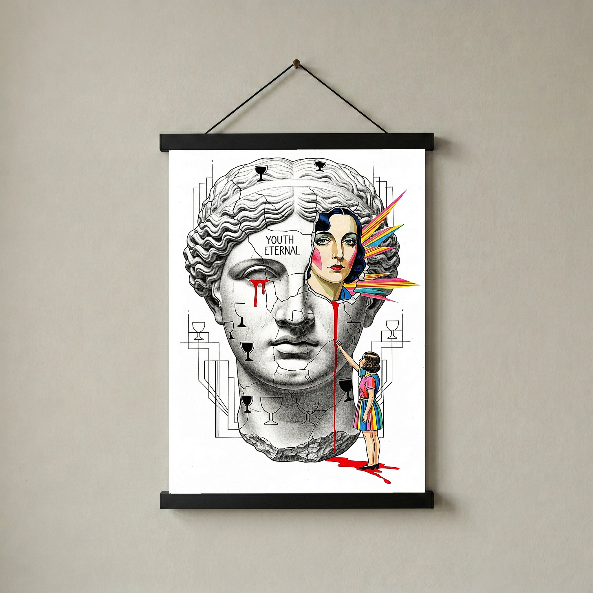 Youth Eternal Venus — Surreal Wall Art Print