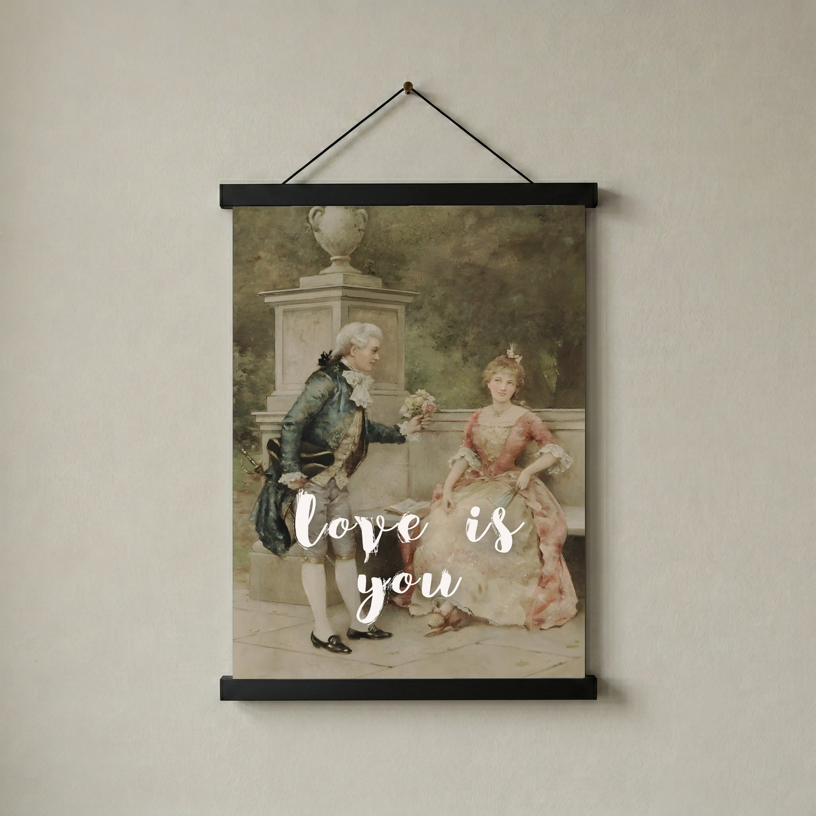 Love is You Wall Art Print — Romantic Love Quote Poster