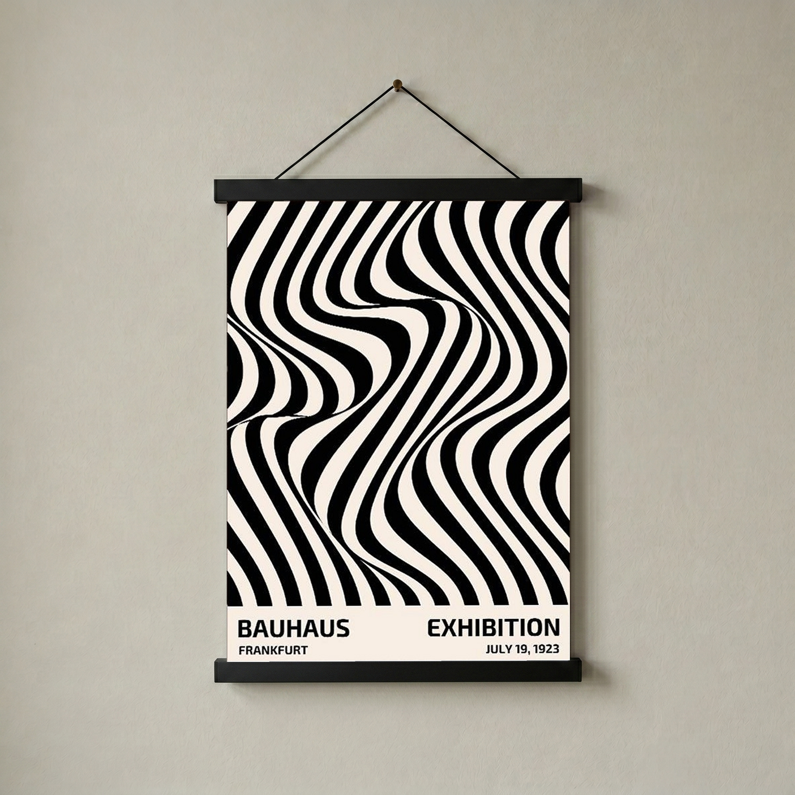 Bauhaus Exhibition 1923 Poster — Frankfurt Op Art Print
