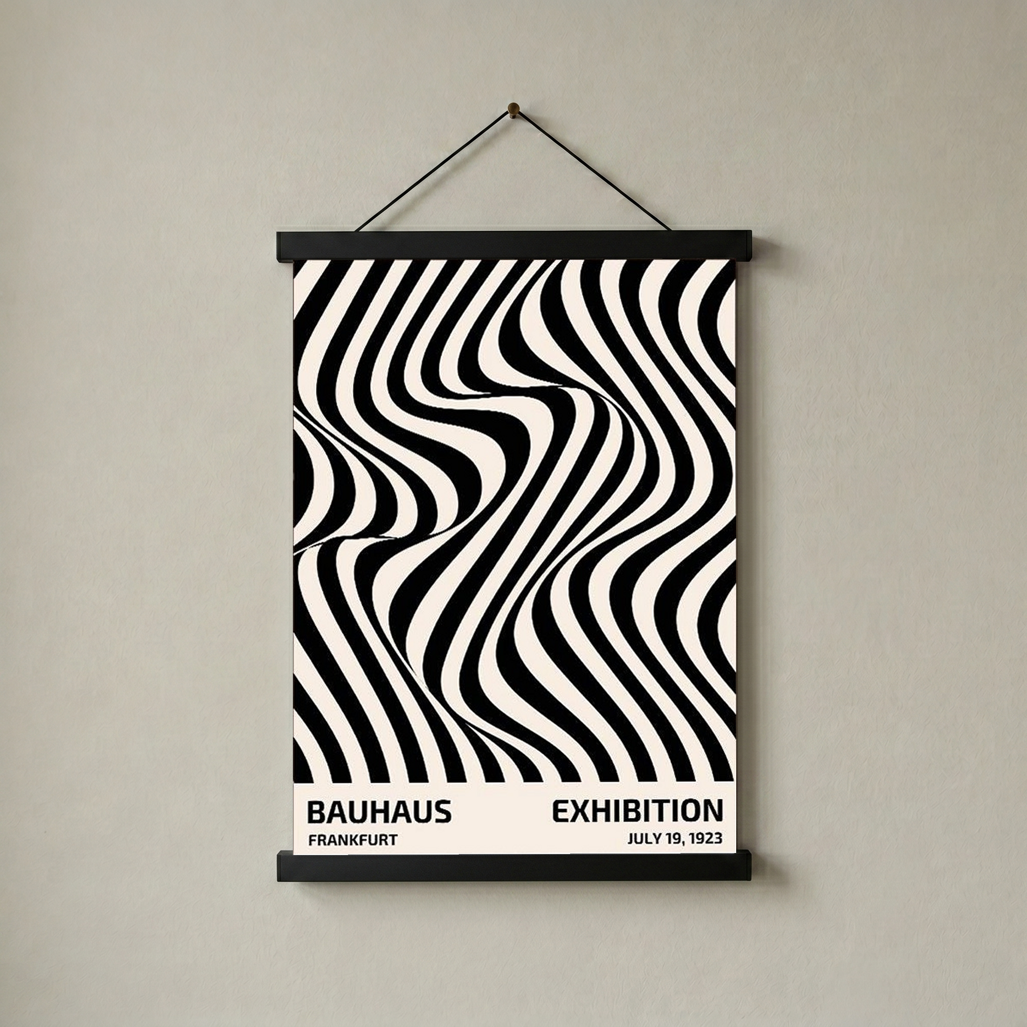 Bauhaus Exhibition 1923 Poster — Frankfurt Op Art Print