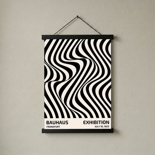 Bauhaus Exhibition 1923 Poster — Frankfurt Op Art Print