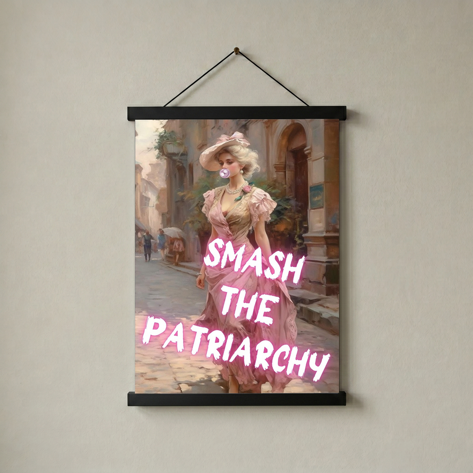 Smash The Patriarchy Wall Art Print — Bold Feminist Quote Poster