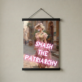 Smash The Patriarchy Wall Art Print — Bold Feminist Quote Poster