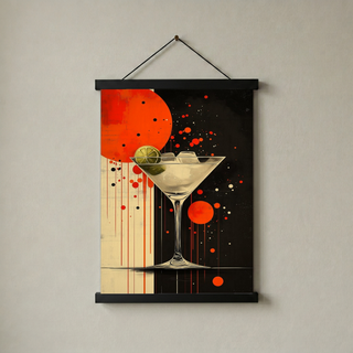 City Nights Wall Art Print — Neon Urban Skyline Poster