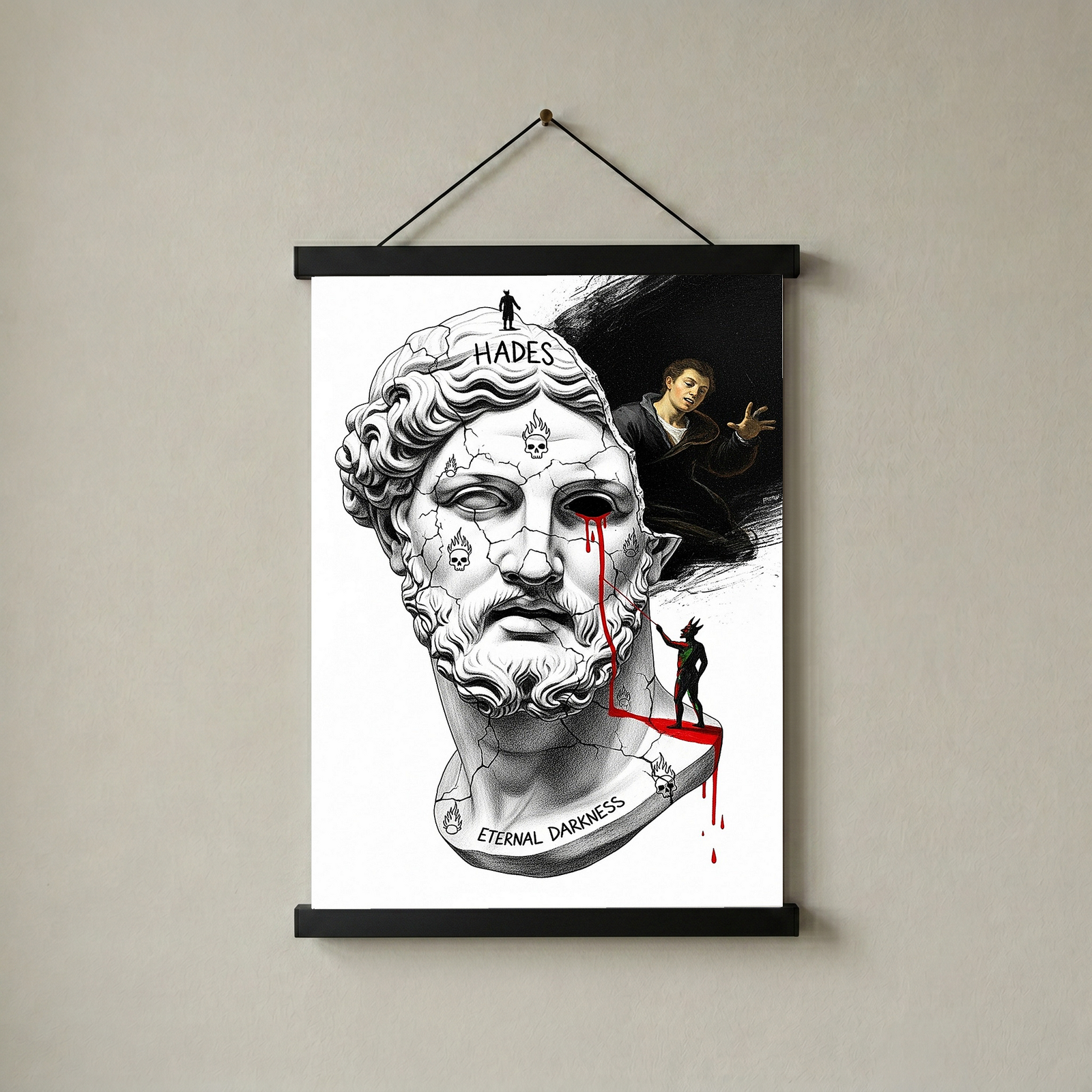 Eternal Darkness — Hades Mythology Wall Art Print