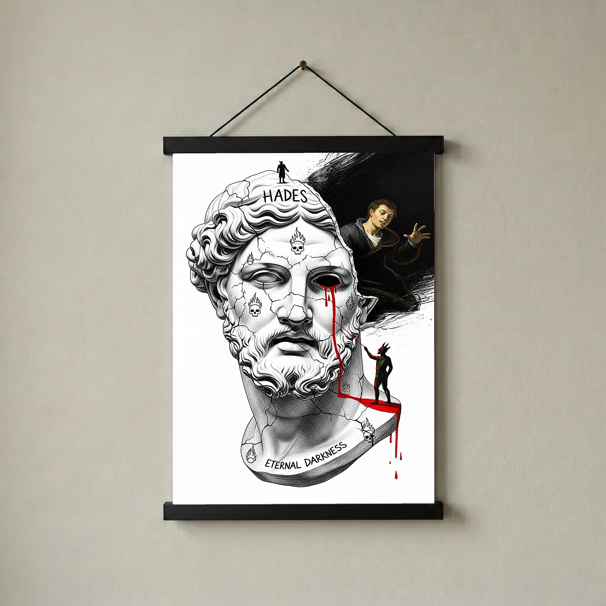 Eternal Darkness — Hades Mythology Wall Art Print