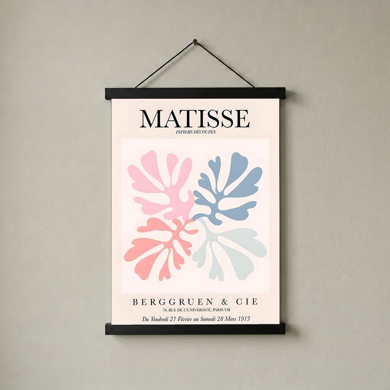 Matisse Cut-Outs Exhibition Poster — Berggruen 1953 Print