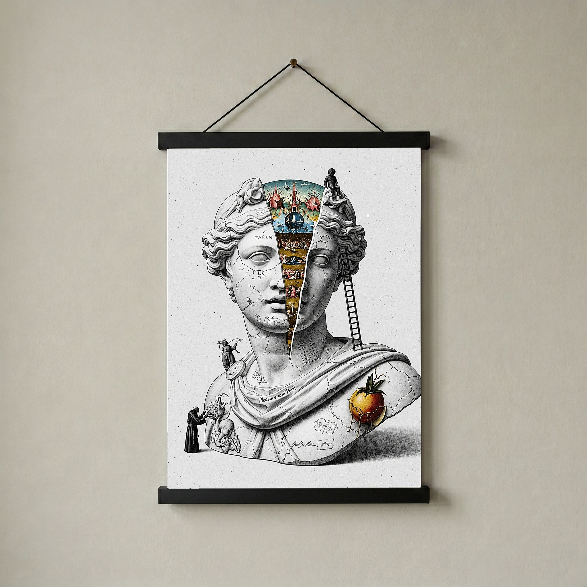 Pleasure and Peril — Bosch Inspired Wall Art Print