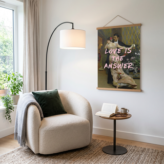 Love is the Answer Wall Art Print — Inspiring Love Quote Poster