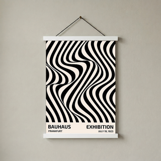 Bauhaus Exhibition 1923 Poster — Frankfurt Op Art Print