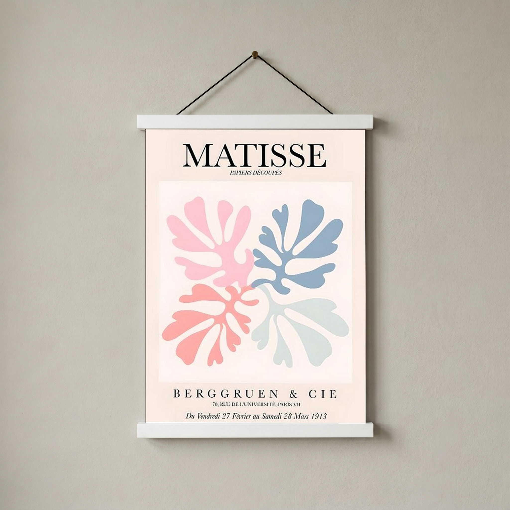 Matisse Cut-Outs Exhibition Poster — Berggruen 1953 Print