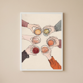 Salude Wall Art Print — Spanish Cheers Toast Quote Poster