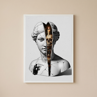 Memento Mori — Surreal Venus Vanitas Wall Art Print