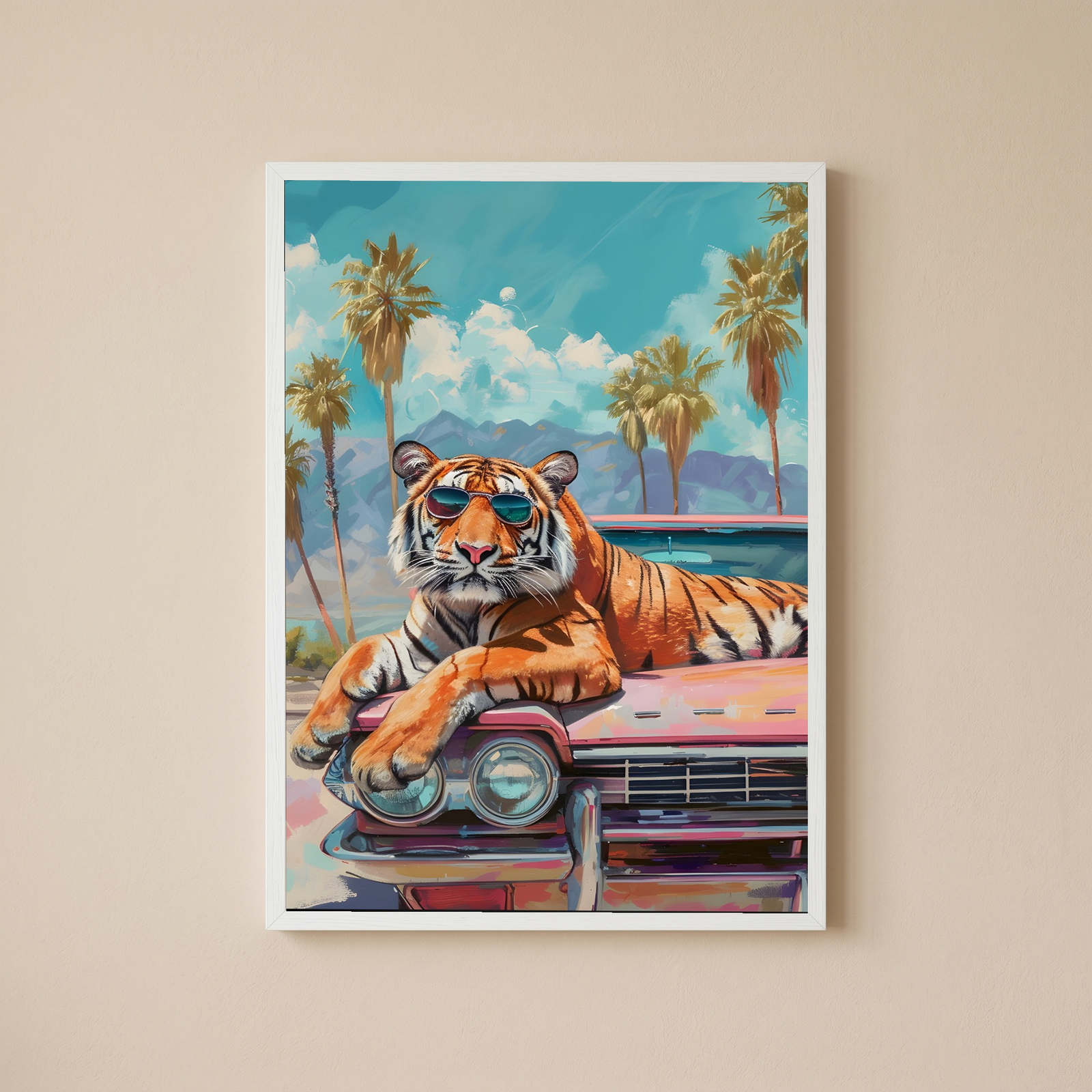 Tropical Swagger Wall Art Print — Bold Tropical Aesthetic Poster