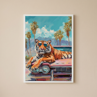 Tropical Swagger Wall Art Print — Bold Tropical Aesthetic Poster