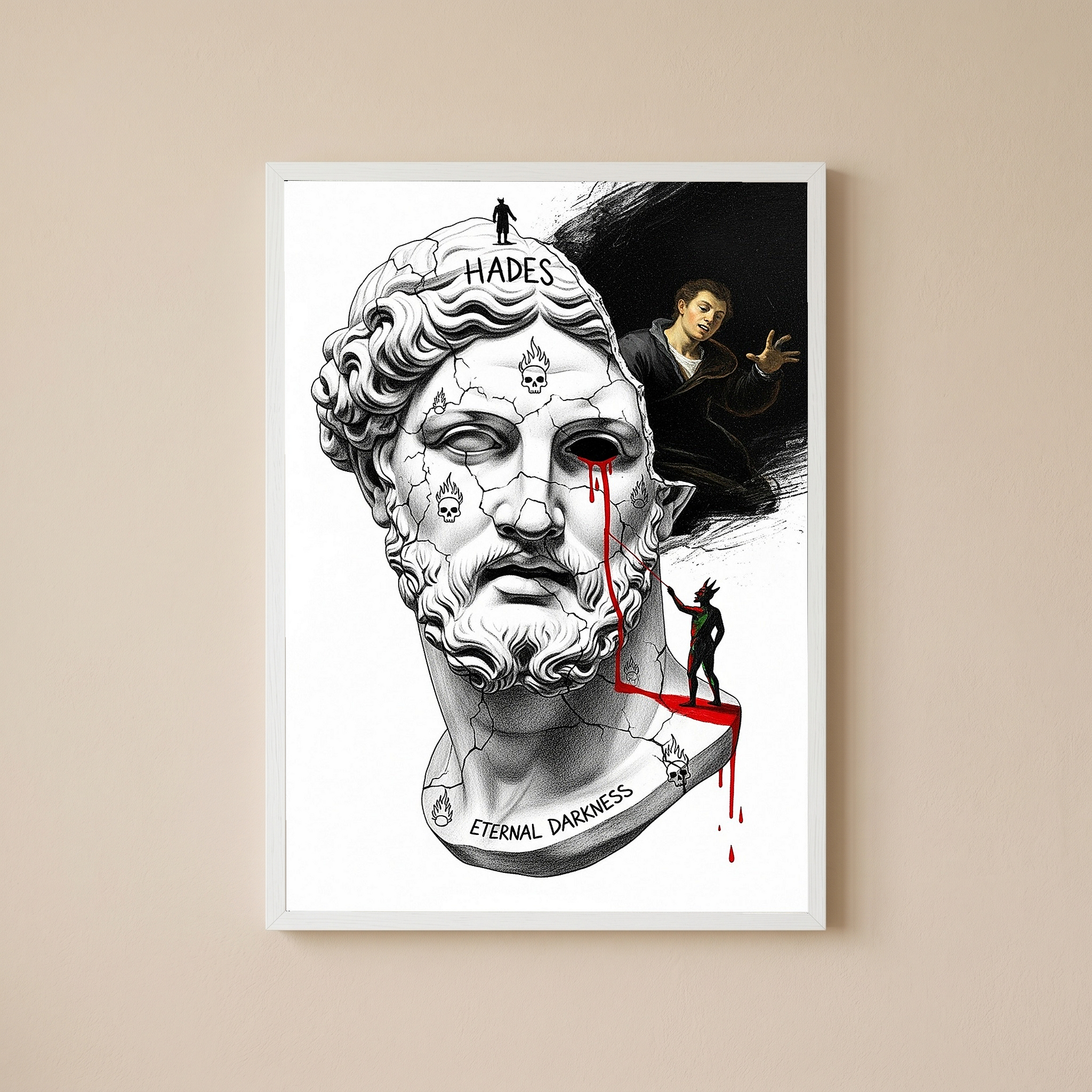 Eternal Darkness — Hades Mythology Wall Art Print