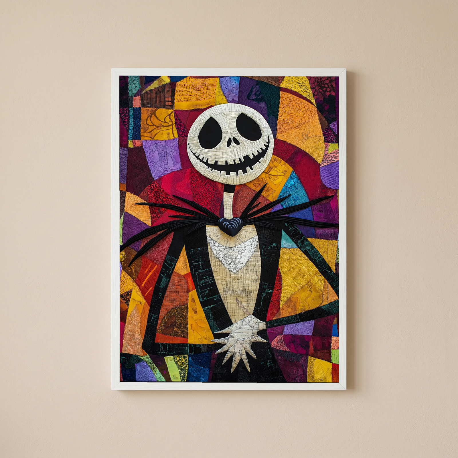 Jack Skellington Wall Art Print — Nightmare Before Christmas Tribute Poster