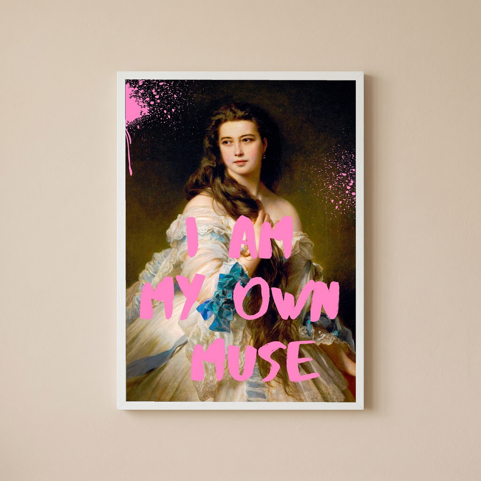 I Am My Own Muse Wall Art Print — Self-Love Empowerment Quote Poster