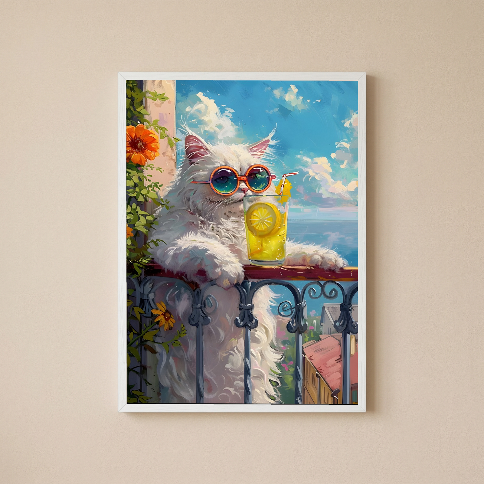 Cute Paws Wall Art Print — Pet Lover Poster