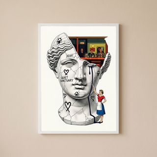 Quiet Sanctuary — Edward Hopper Nighthawks Wall Art Print